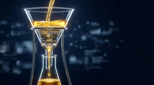 Strategic digital gatekeeper filtering unwanted search traffic from premium ads