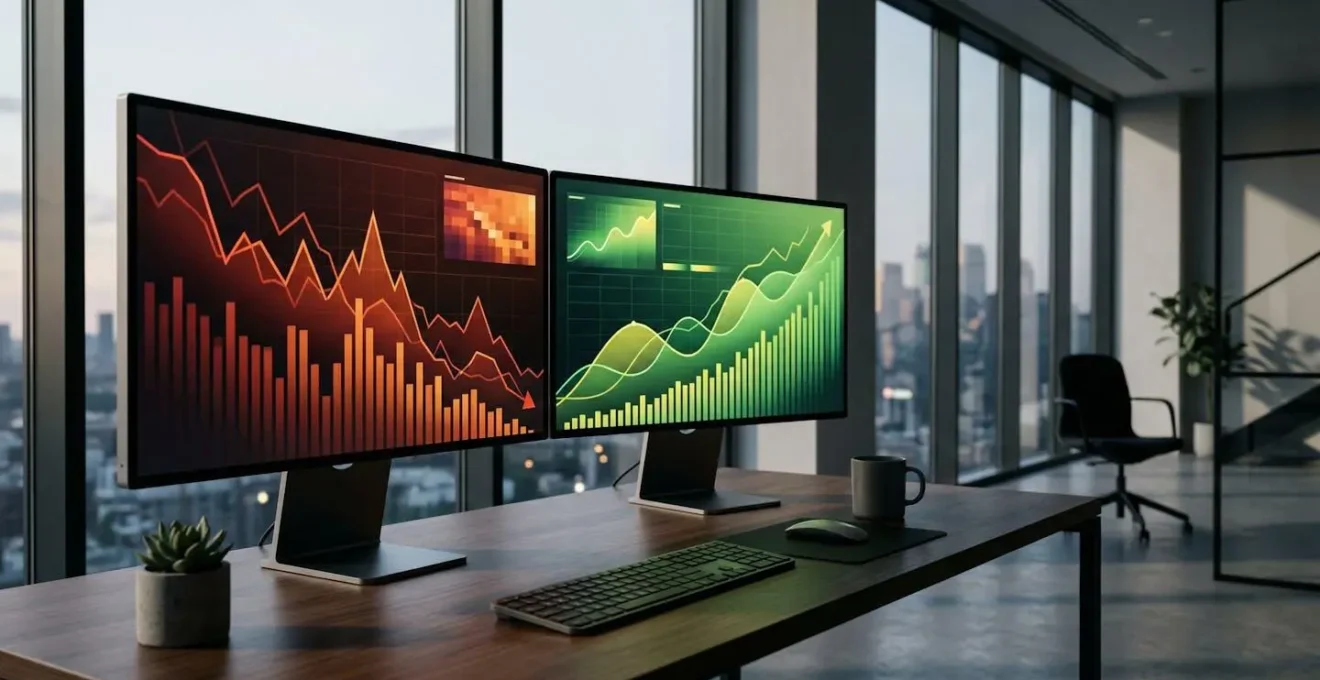 Strategic PPC dashboard transformation from red metrics to green growth indicators