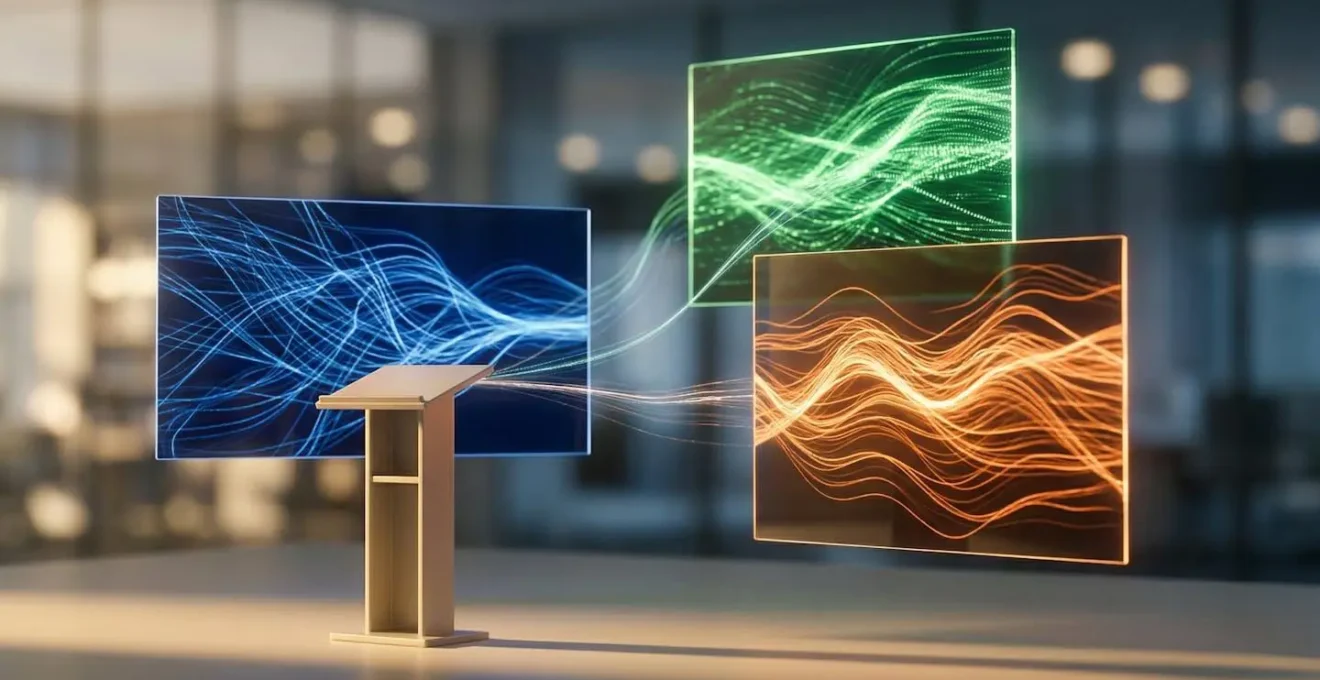 Orchestrated multi-channel advertising strategy visualization