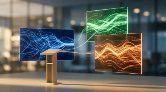 Orchestrated multi-channel advertising strategy visualization